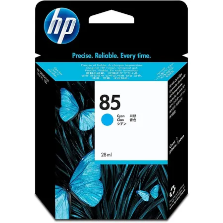 HP Original Tintenpatrone 85, 28 ml, cyan