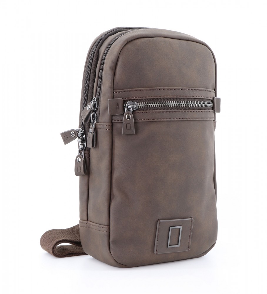 Mochila National Geographic Slope Marrom - 20x10x33cm -
