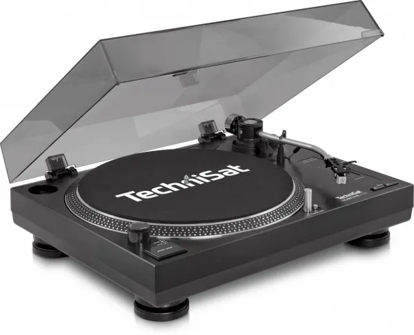 TechniSat TechniPlayer LP 300 - Pladespiller - sort, sølv