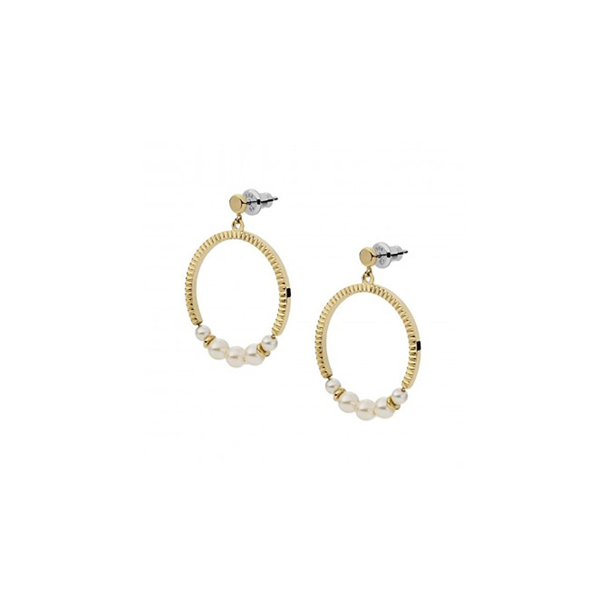 Boucles d'oreilles FOSSIL Val Blue Crush en perle