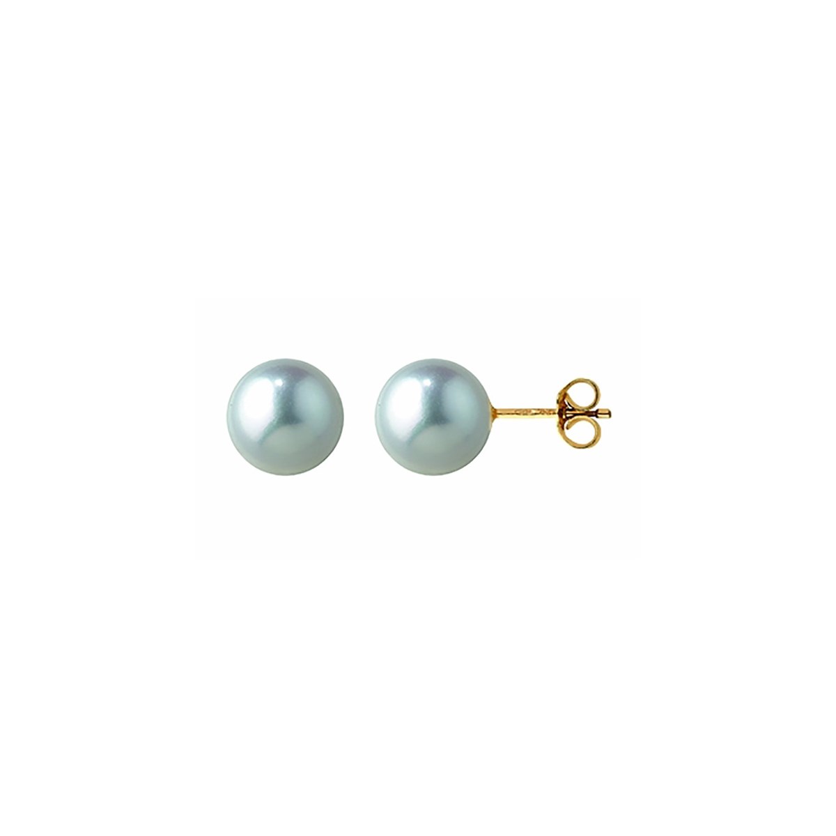 Boucles d'oreilles Brillaxis perles de culture or8/8,5 mm