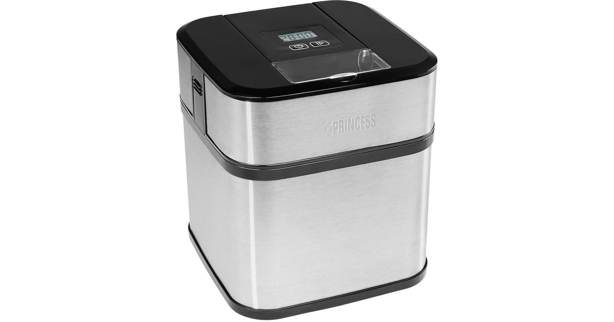Princess282605 Ice Cream Maker ijsmachine  (Roestvrij staal/zwart, 1,5 liter)
