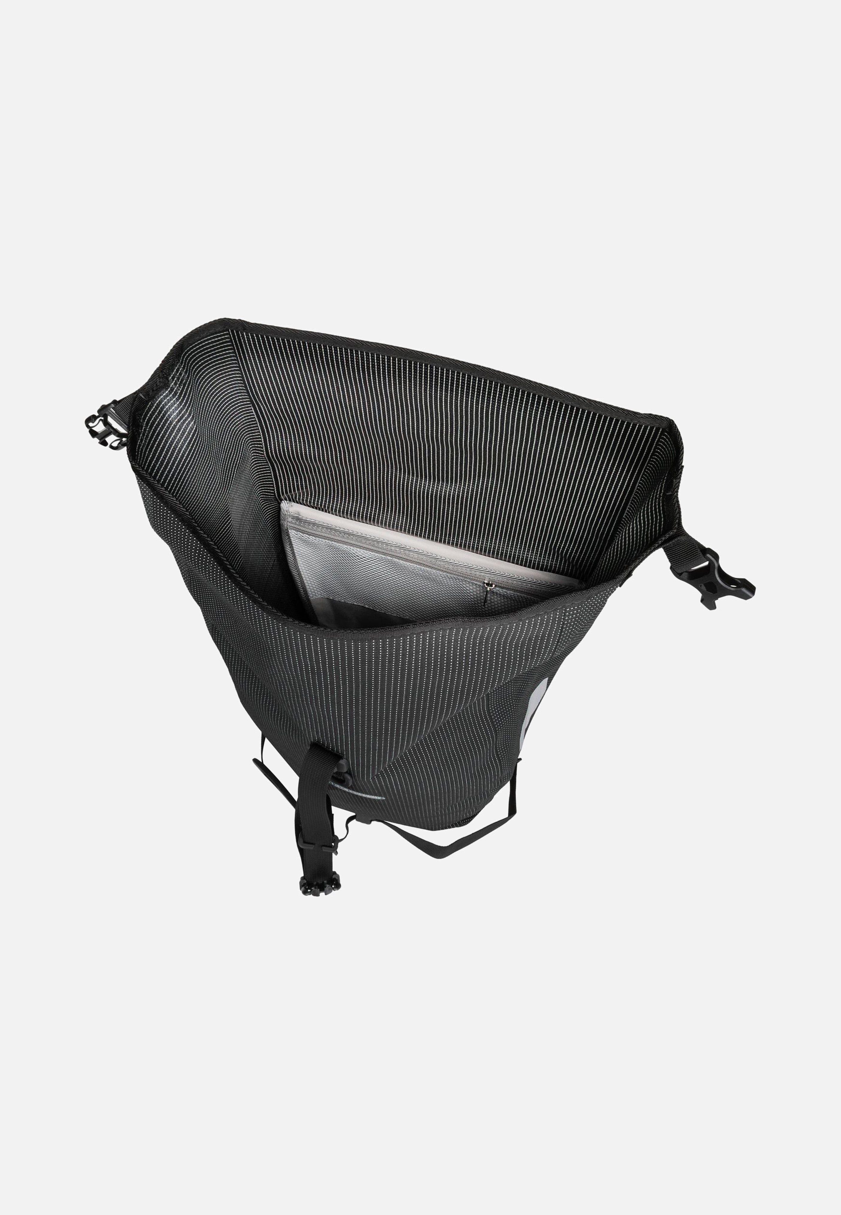 Back-Roller High Visibility Single QL3.1 Black Reflective - Fahrradtasche