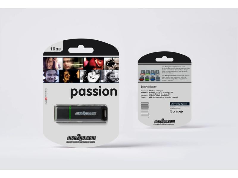 Diverse USB-Stick Passion 16 GB USB-Stick mit 16 GB Speicherkapazität