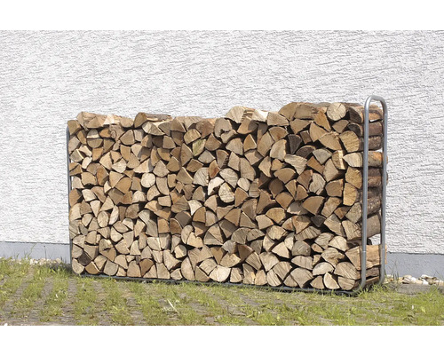 Wolfcraft brandhoutstapelhulp, 105 x 234 x 25 cm, grijs