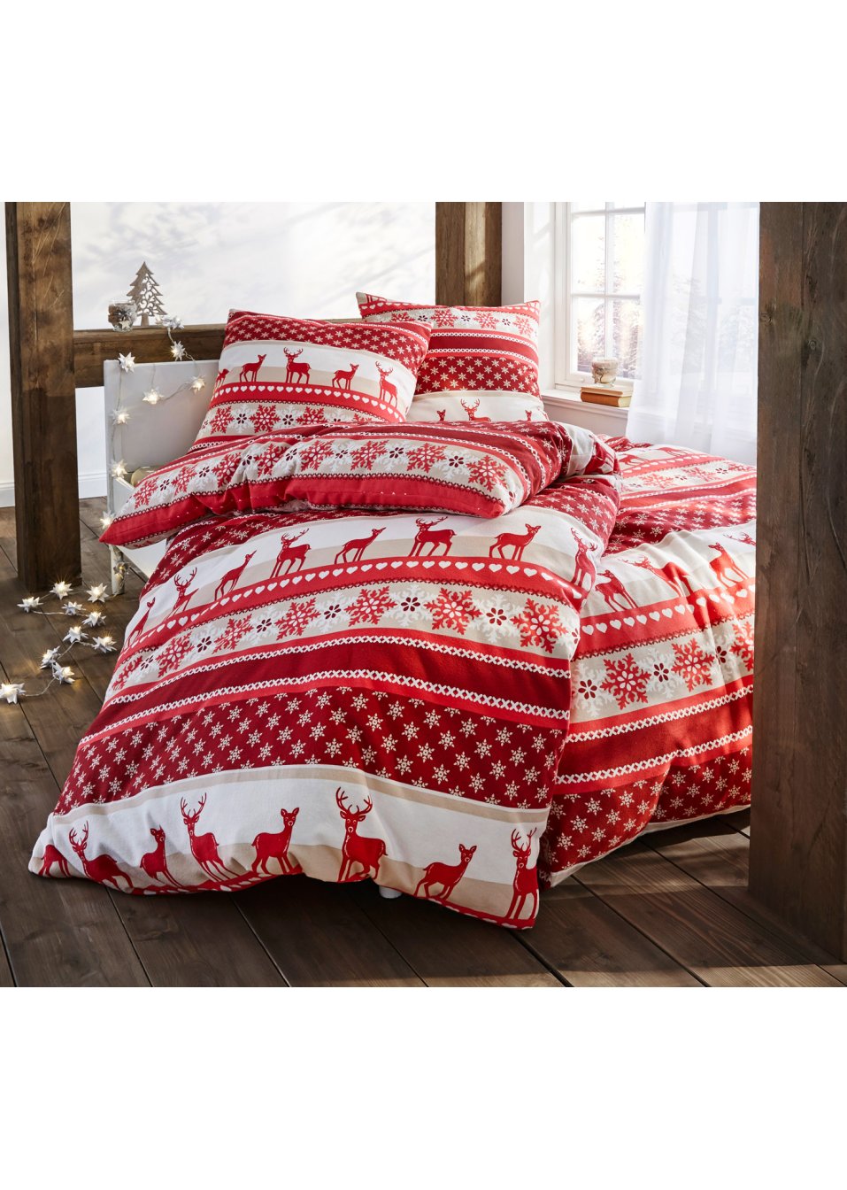 Parure de lit motif hivernal