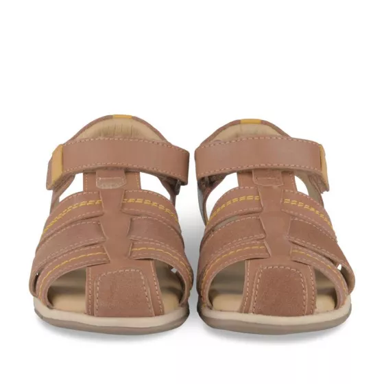 Sandales COGNAC CHARLIE & FRIENDS CUIR