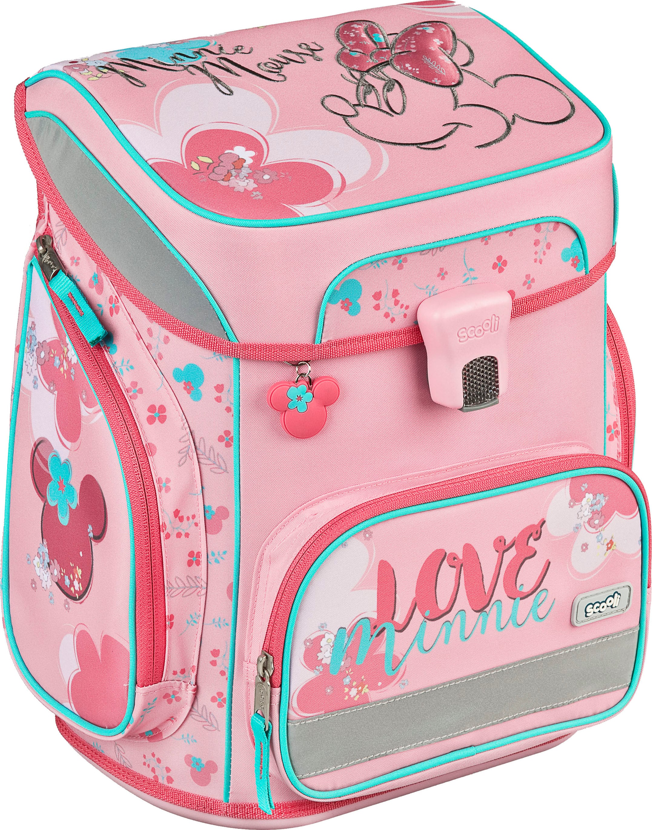 Scooli Schulranzen »EasyFit, Minnie Mouse« Reflektoren