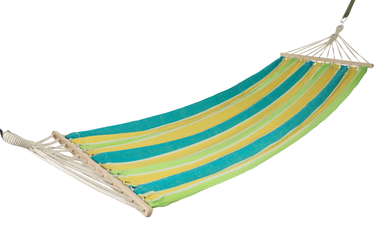 Hängematte OLYMPIA - grün-gelb-blau - 100x200cm