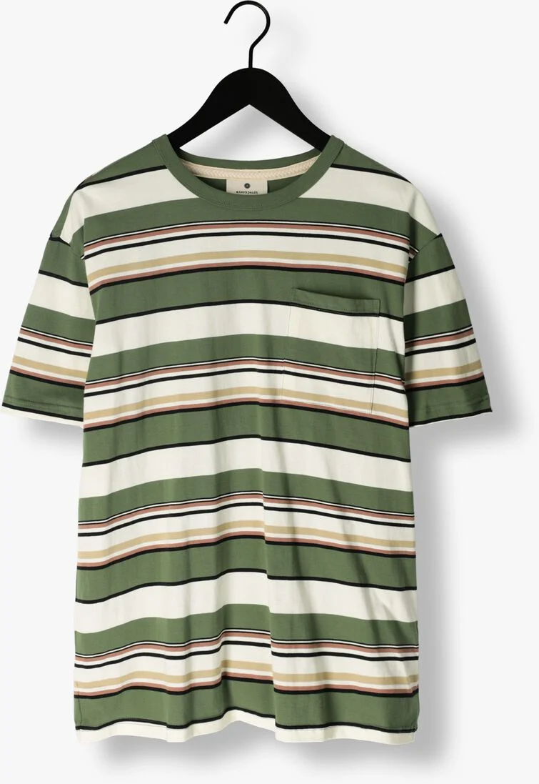 ANERKJENDT olijf anerkjendt t-shirt akkikki s/s stripe tee