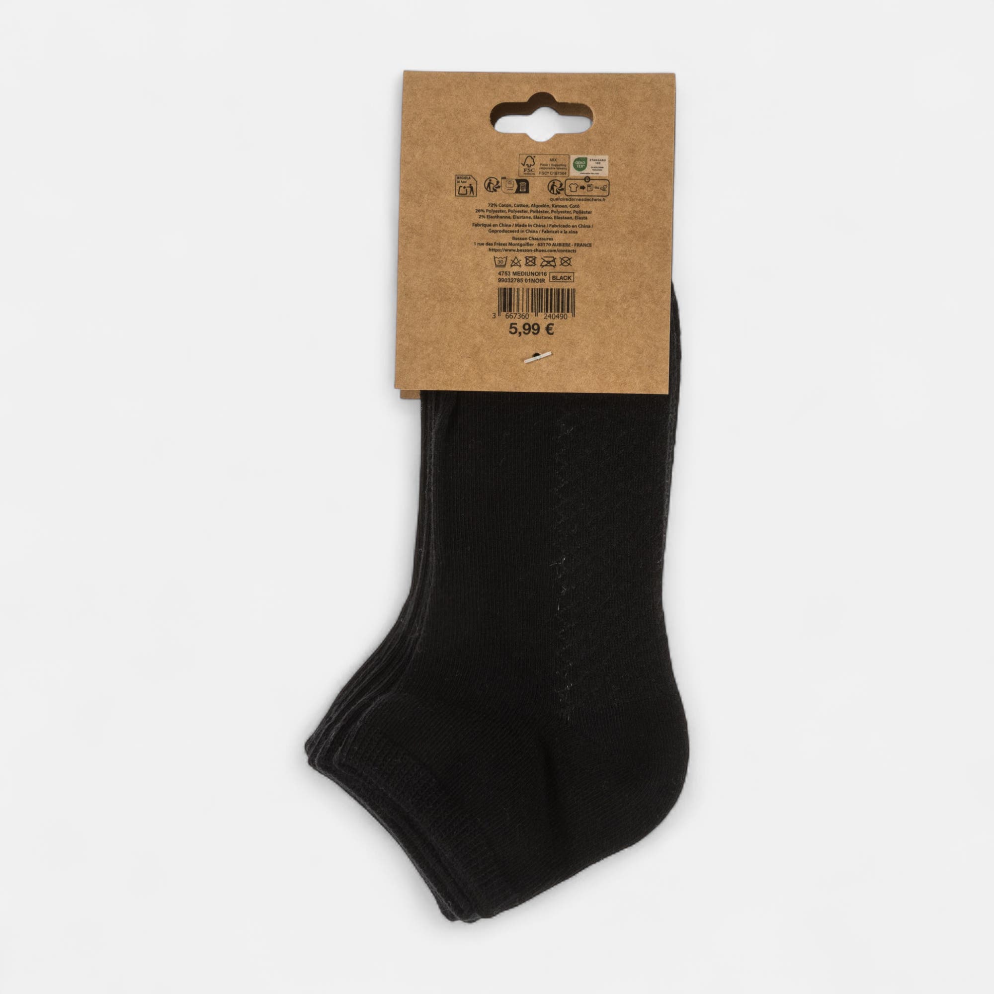 Chaussettes Enfant noir