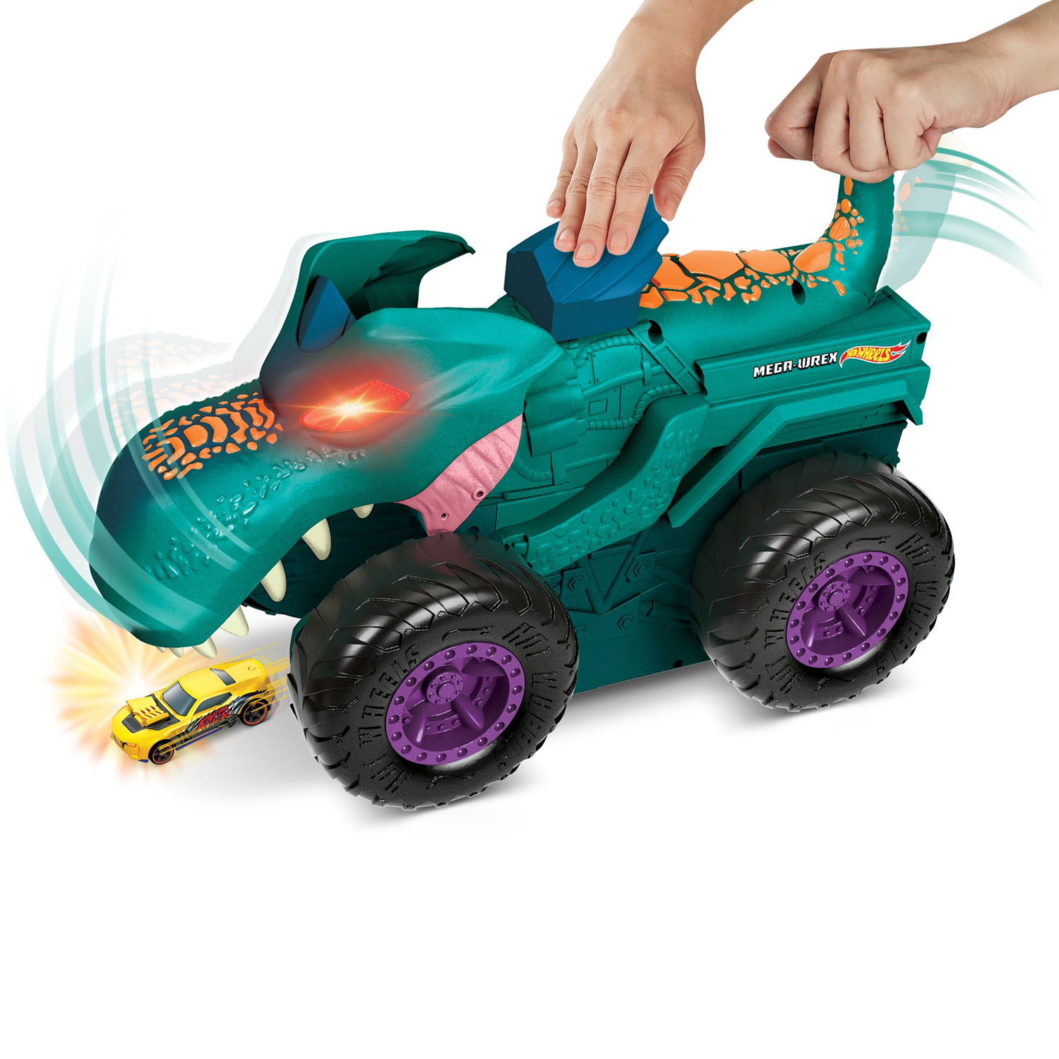 Hot Wheels Monster Truck - Car Chompin' Mega-Wrex