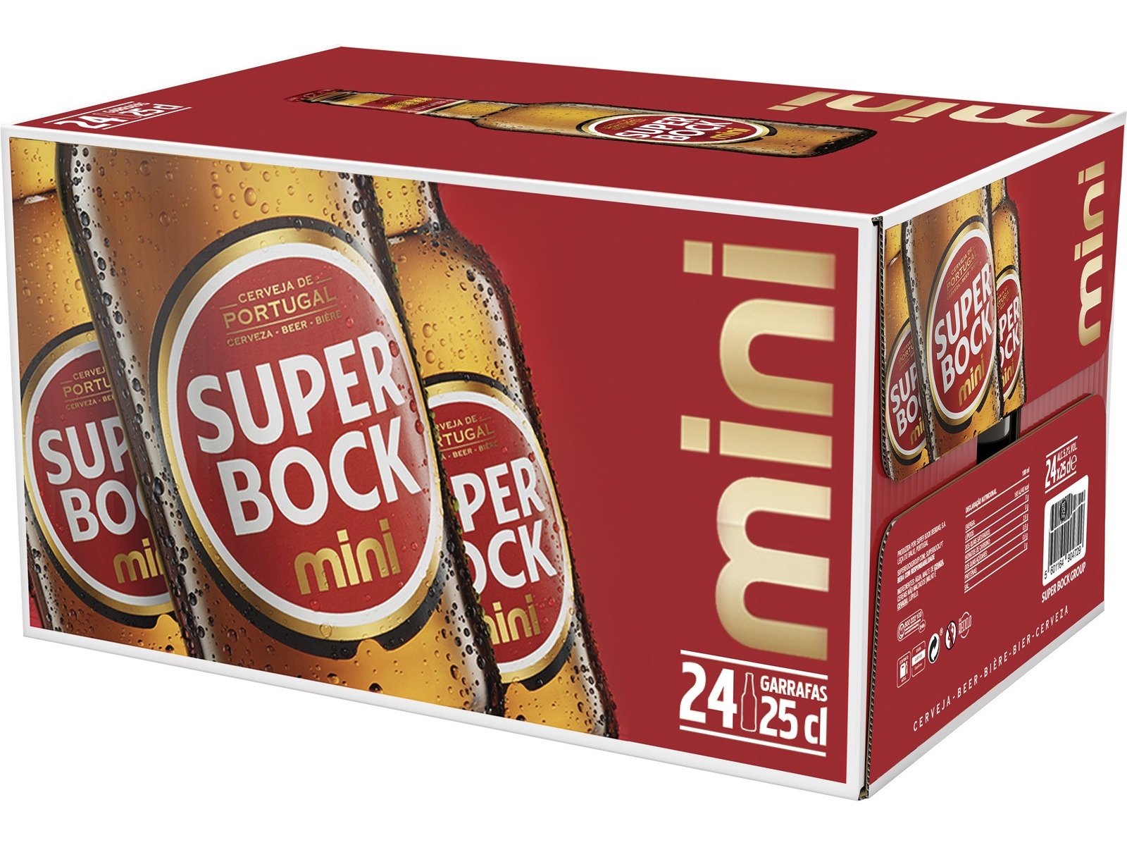 CERVEJA BRANCA SUPER BOCK 24X0.25L
