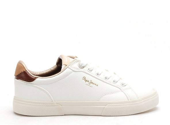 Pepe jeans basses femme kenton classw pls31537 blanc