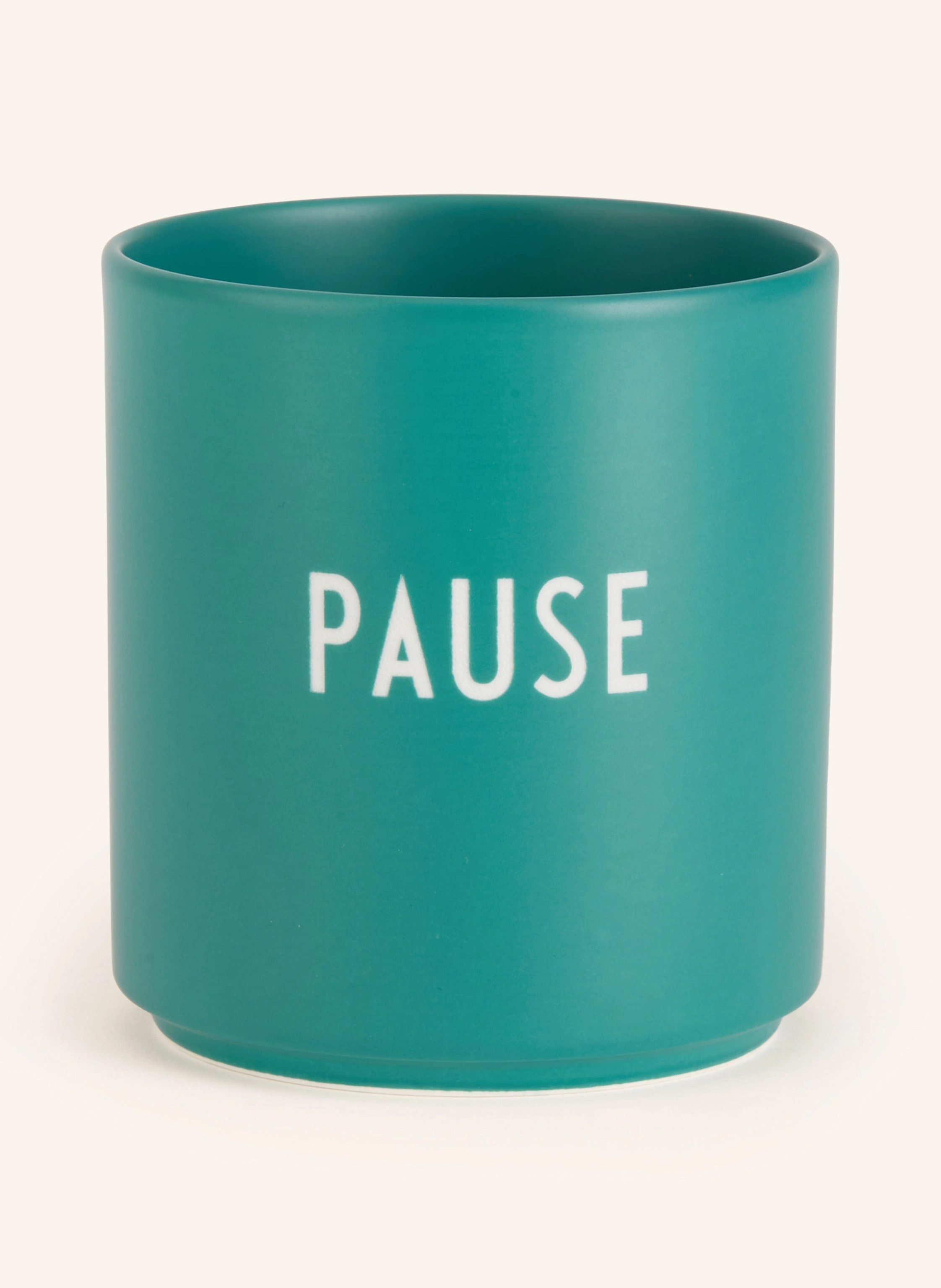 DESIGN LETTERS Becher PAUSE