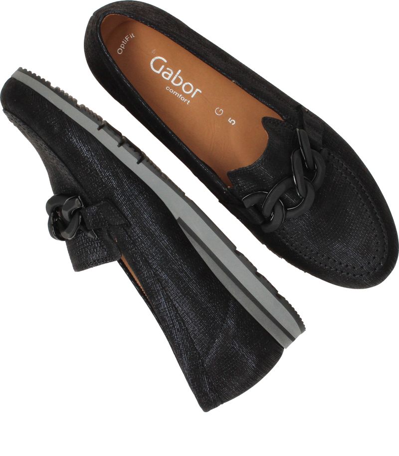 Gabor Loafers Blauw Dames