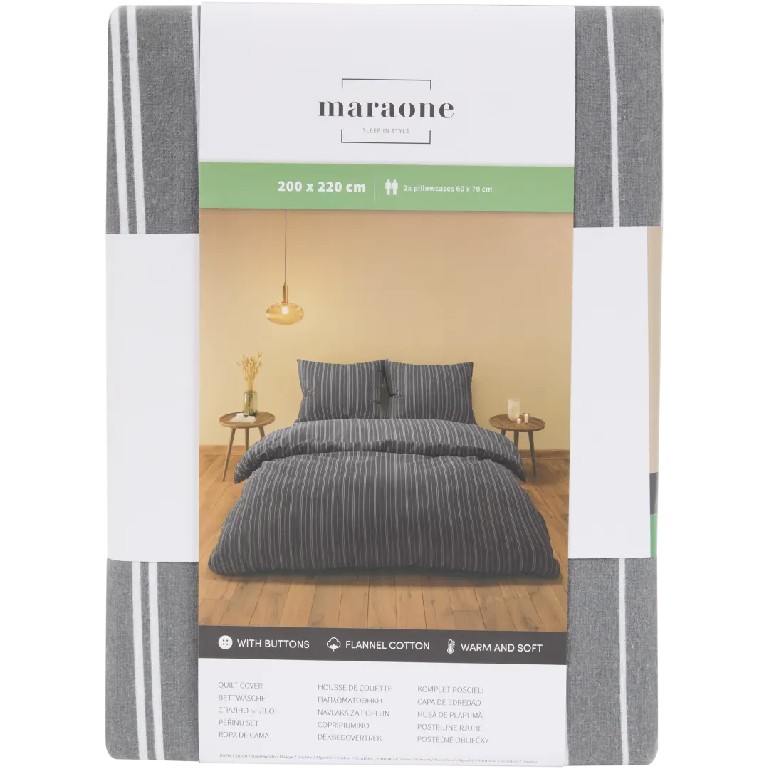 Parure de lit en flanelle