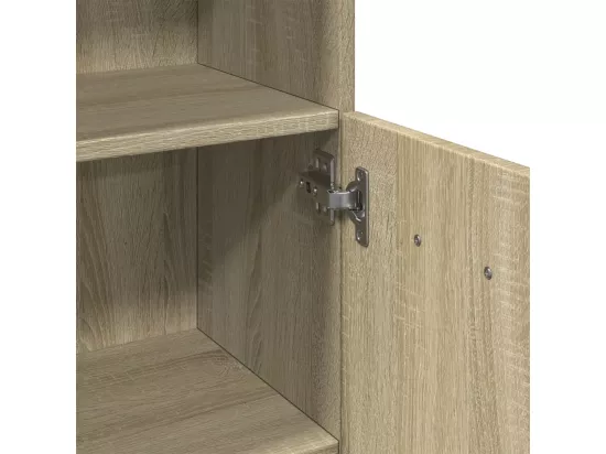 Armoire de salle de bain chêne sonoma 30,5x30x179 cm