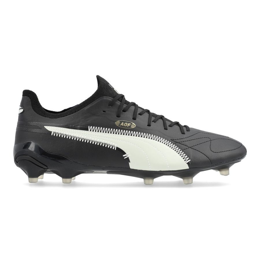 PUMA King Ultimate FG/AG Art of Football - Noir/Alpine Snow/Doré/Blanc ÉDITION LIMITÉE
