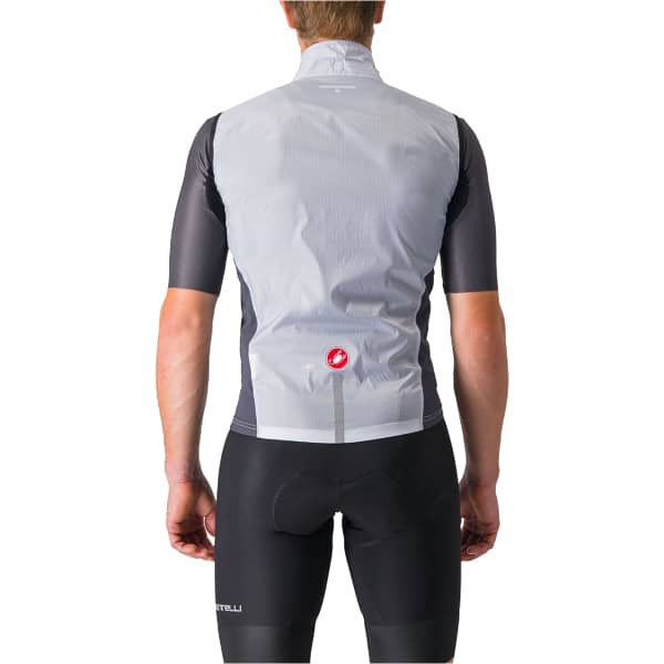 Veste vélo CASTELLI GILET SQUADRA STRETCH SILVER GREY/DARK GREY