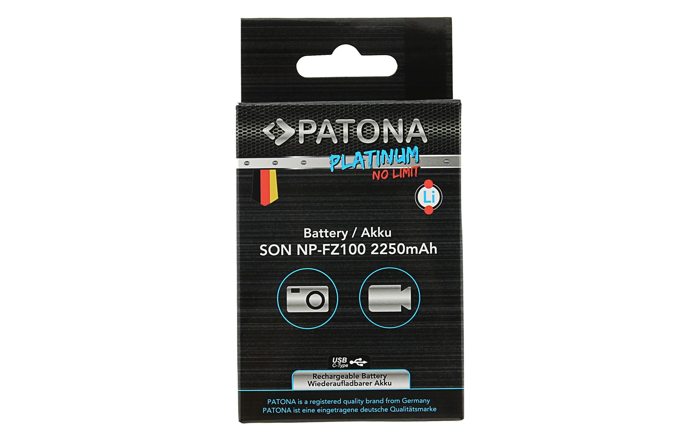 Platinum Akku für Sony NP-FZ100 A7 IIIPlatinum Batteriesatz für Sony