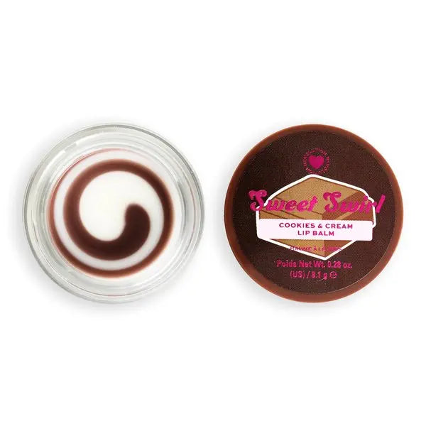 Sweet Swirl Lip Balm Cookies and Cream