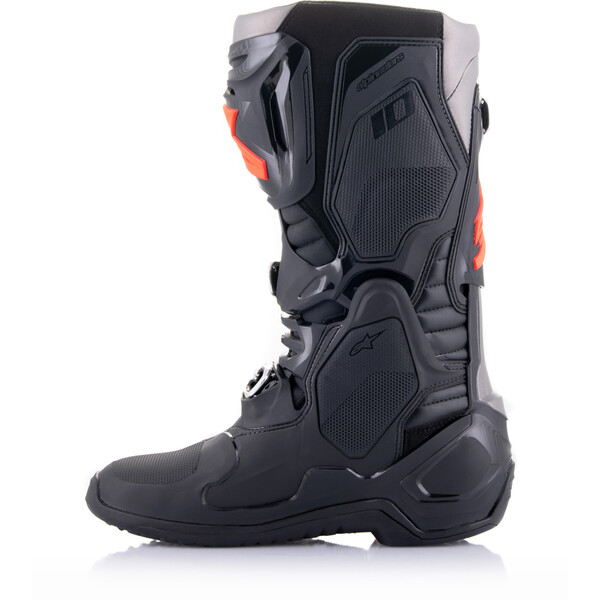 Alpinestars - Bottes Tech 10 Noir / Rouge fluo