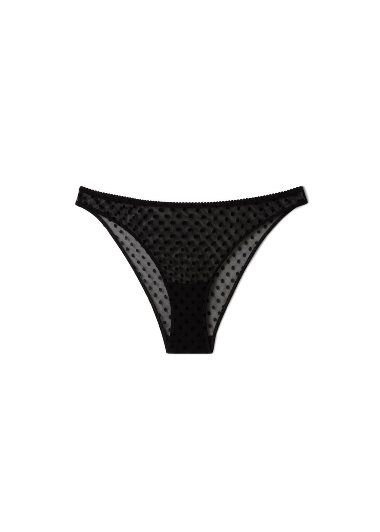 Understatement Underwear Mesh Bikini Briefs Dots-brf-002