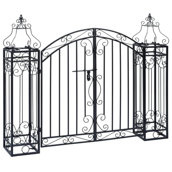 vidaXL Dekorativ hageport smijern 122x20,5x100 cm