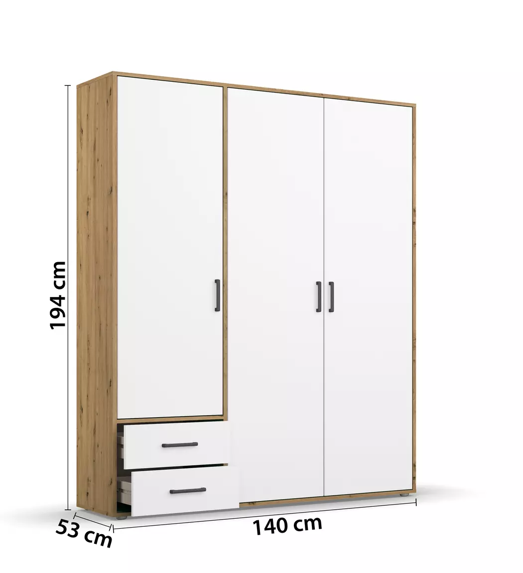 Kleiderschrank Voyager 140 x 194 cm