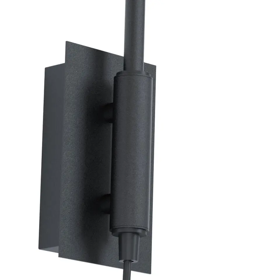 EGLO Tabillano 1 Wandlamp - E27 - 16 cm - Zwart