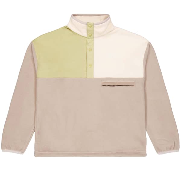 Sweat polaire PICTURE ARCCA W 1/4 FLEECE ROEBUCK HEMP VANILLA
