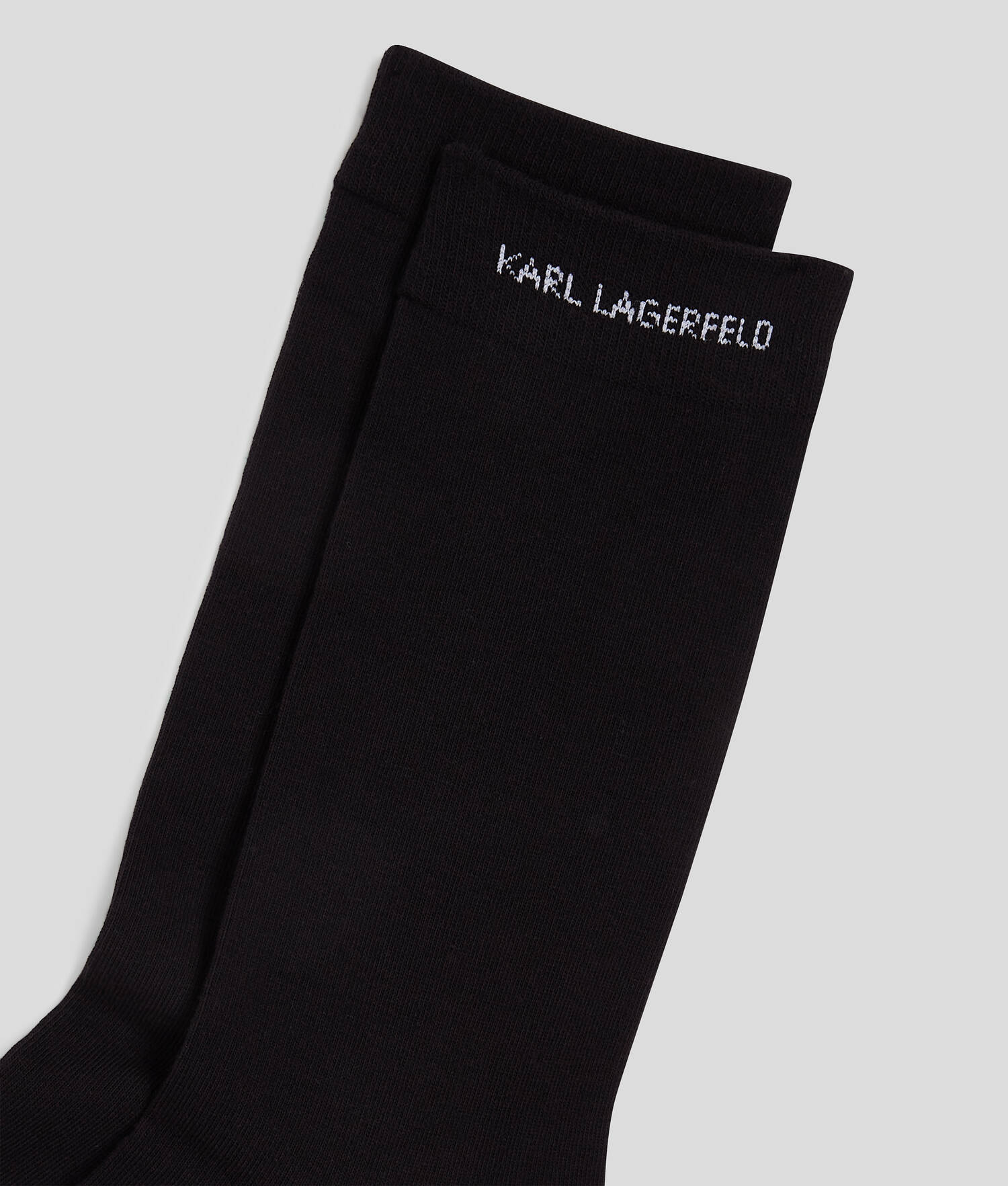 CHAUSSETTES K/ESSENTIAL – LOT DE 2 PAIRES - Noir/Blanc