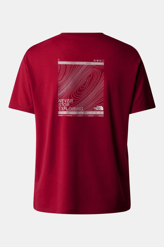 The North Face The North Face Topographic Foundation T-shirt Dames