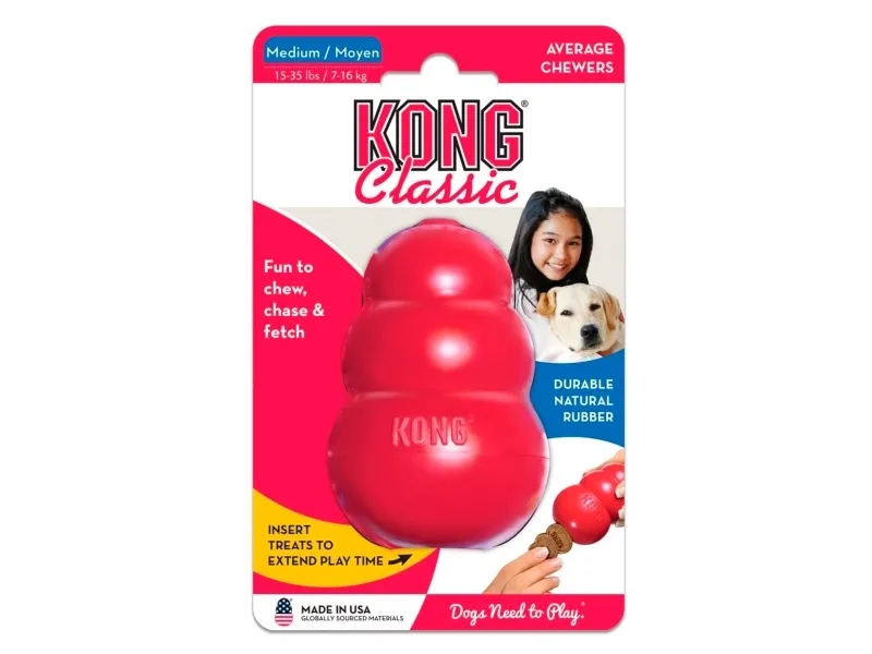 KONG Kong medium rød