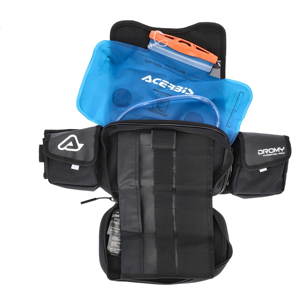 Acerbis - Sacoche banane Dromy Logo Noir / Blanc