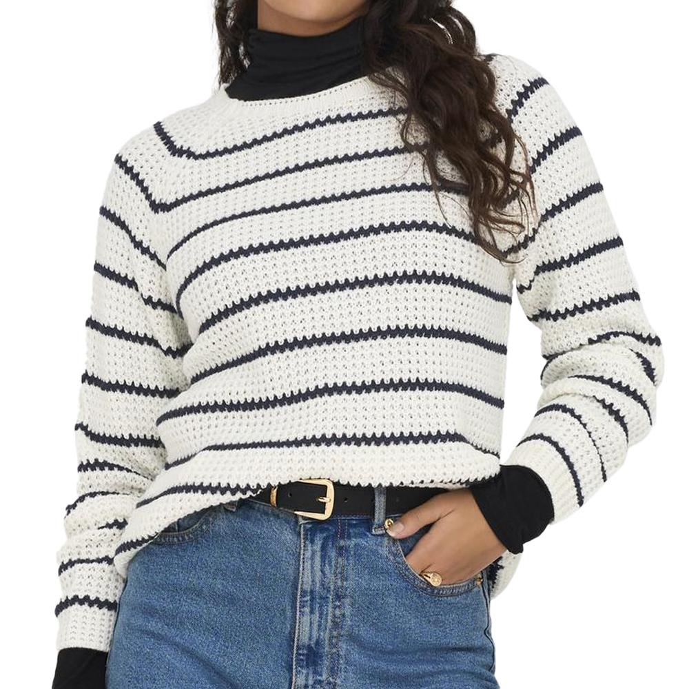JDY Pull Blanc/Marine Femme JDY Ellen