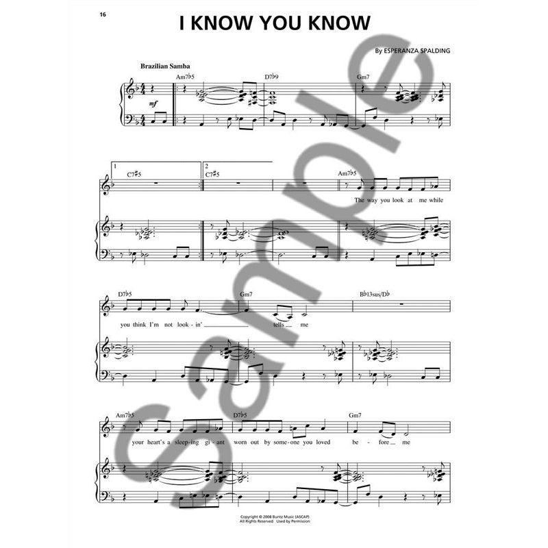Hal Leonard - Esperanza Spalding - Esperanza (PV) songbook