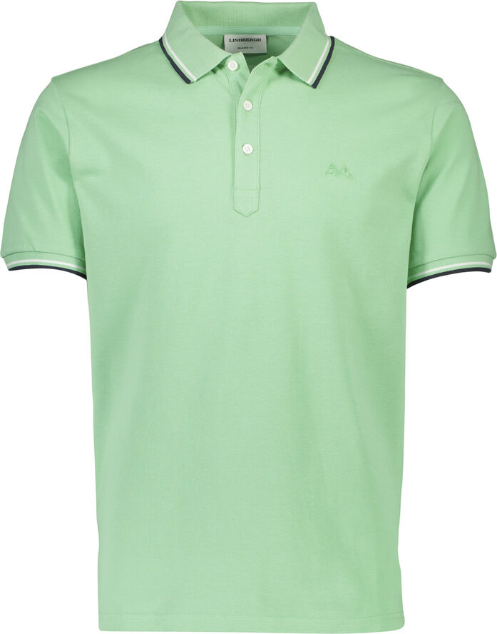 Lindbergh Polo shirt w. contrast piping Grøn