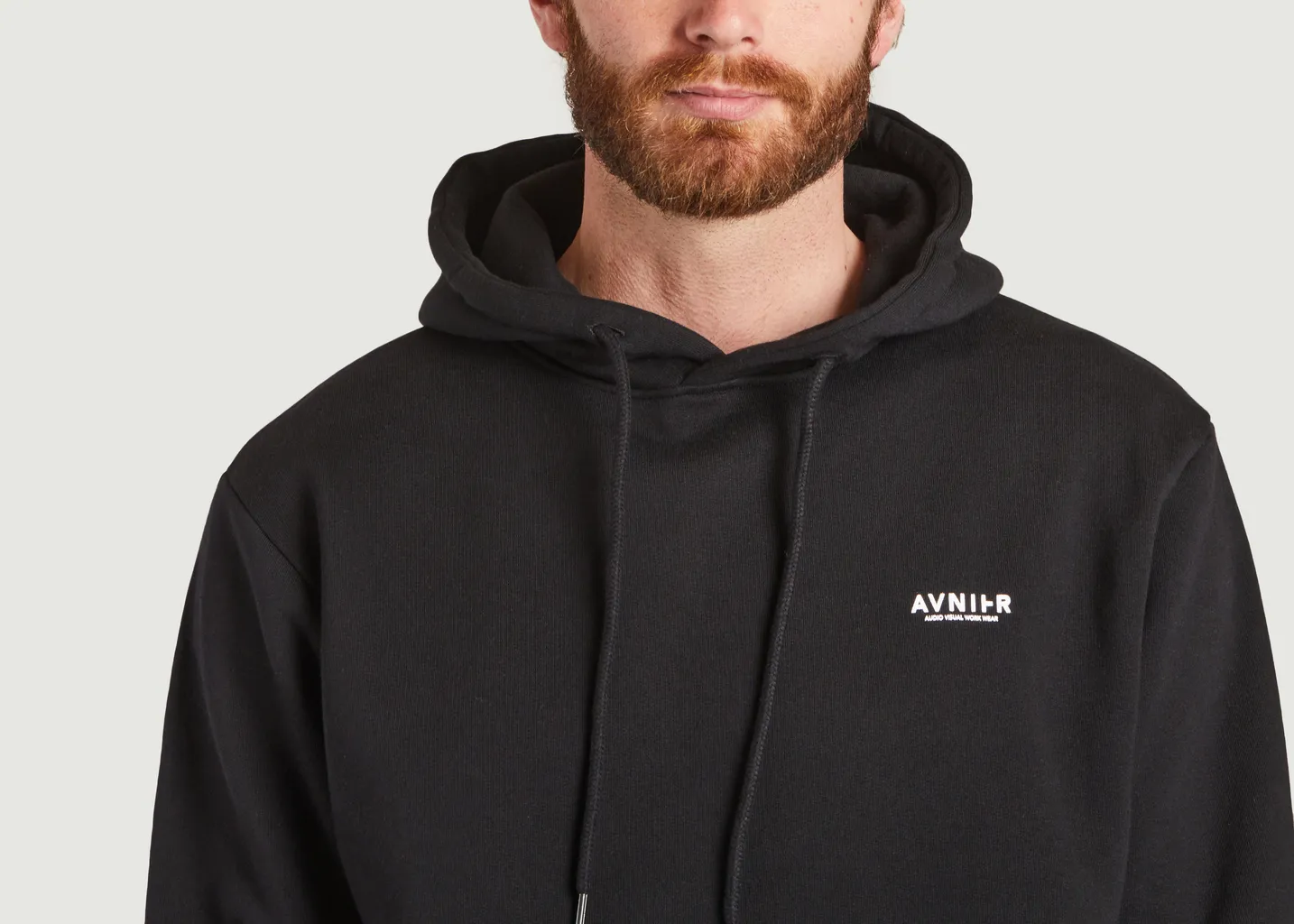 Hoodie Onset Black Vertical V2 AVNIER
