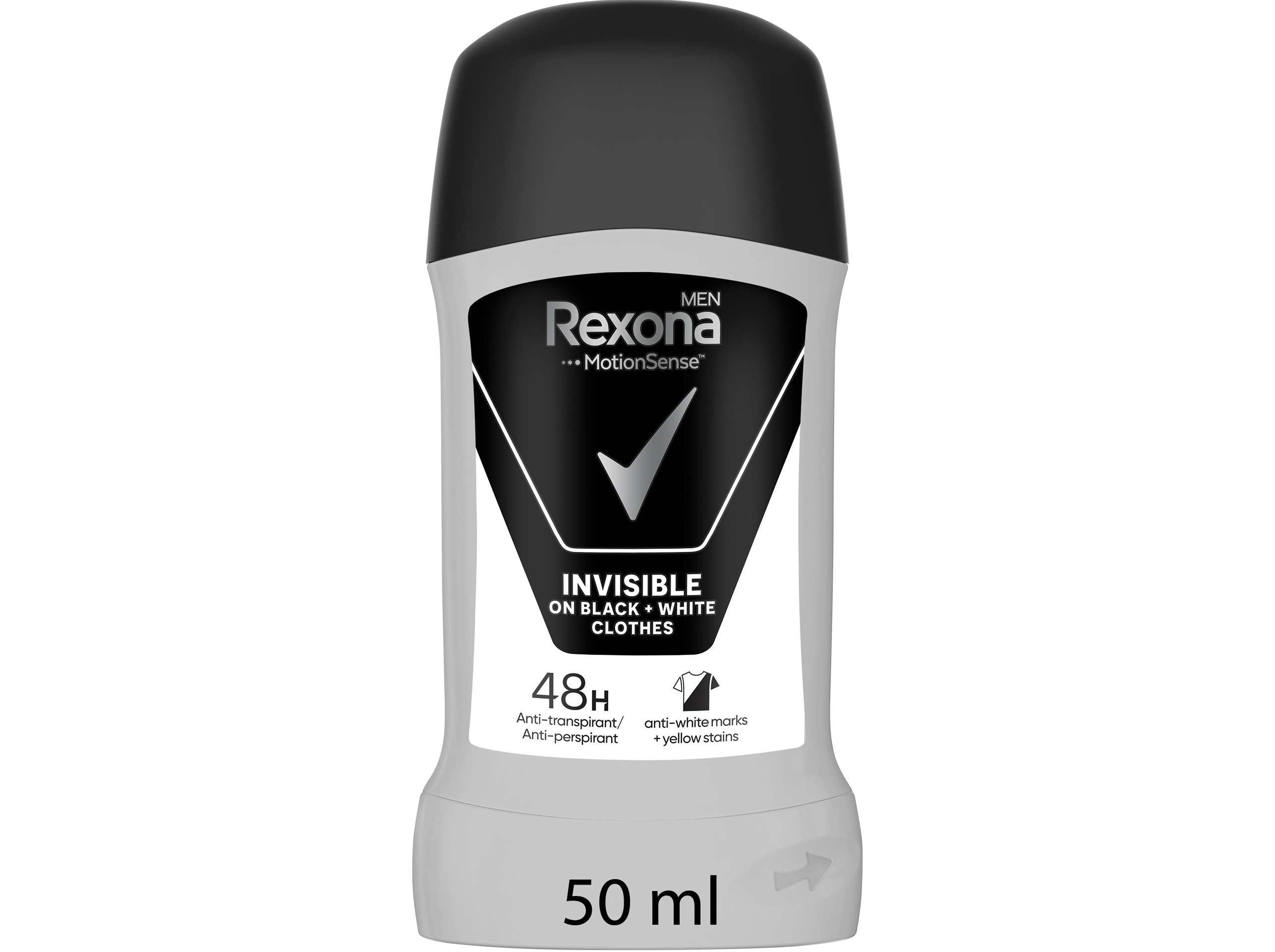 DESODORIZANTE STICK REXONA MEN INVISIBLE B W 50ML