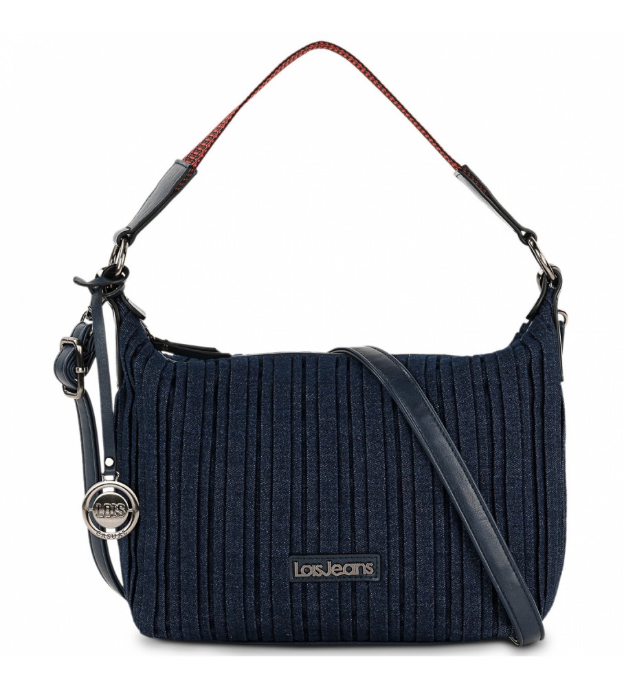 Bolsa de ombro Lois 313270. Azul-marinho - 27x22x10cm -