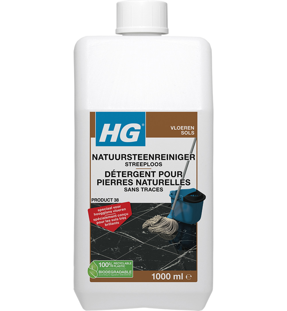 Hg Natuursteenreiniger Streeploos (1000 ml)