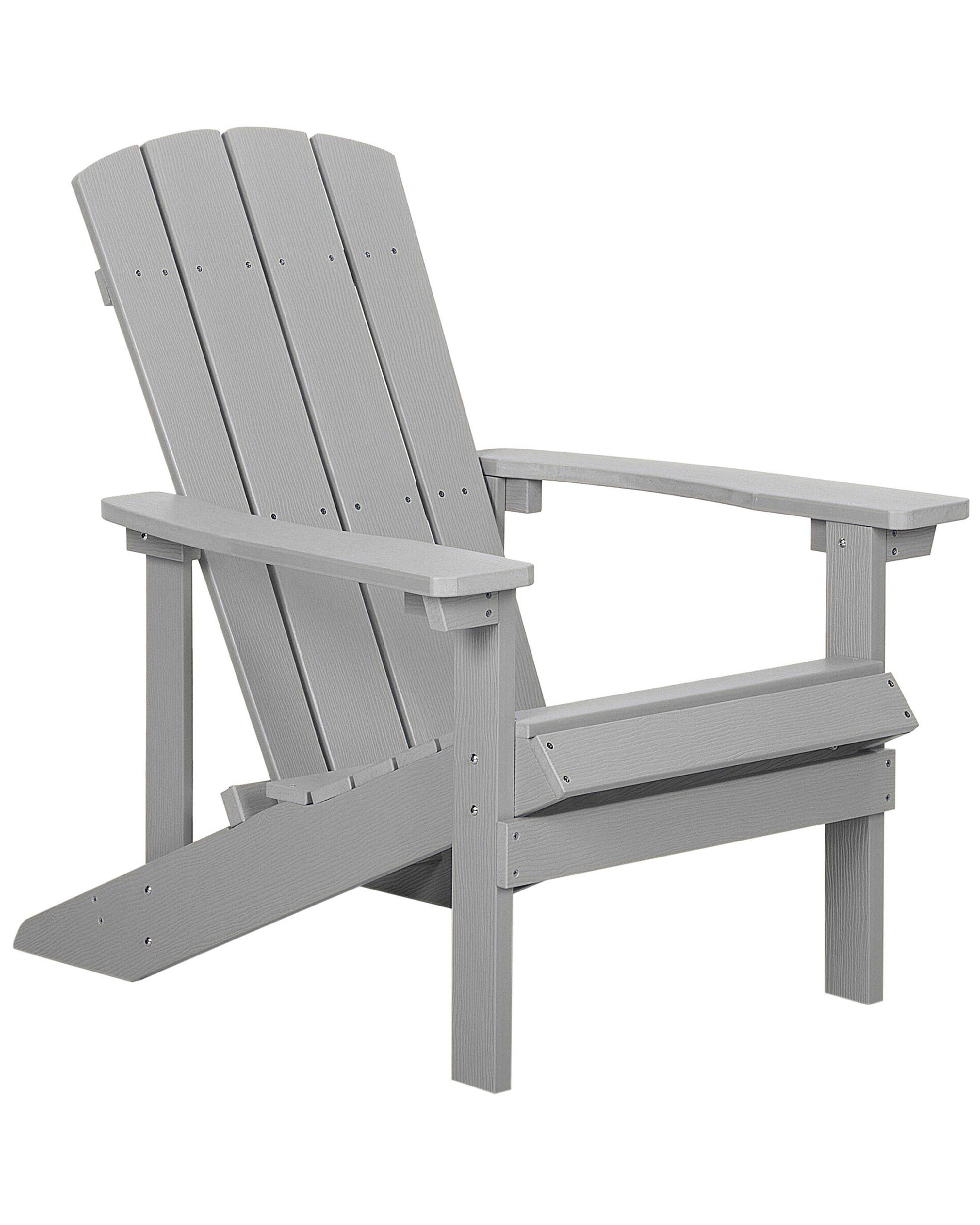 Tuinstoel ADIRONDACK Lichtgrijs