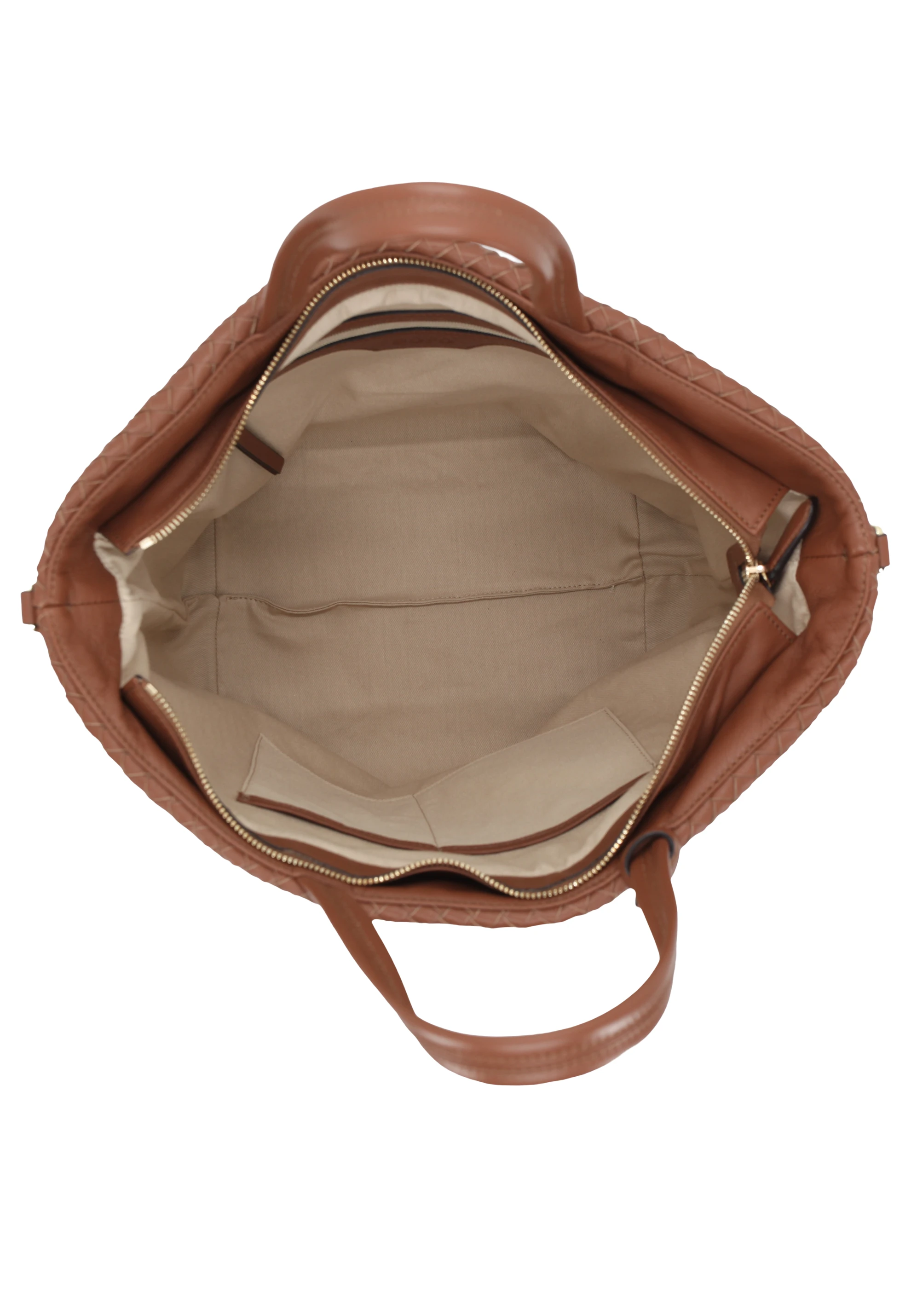 shopper ALBA Leather Piuma Weaving Standard