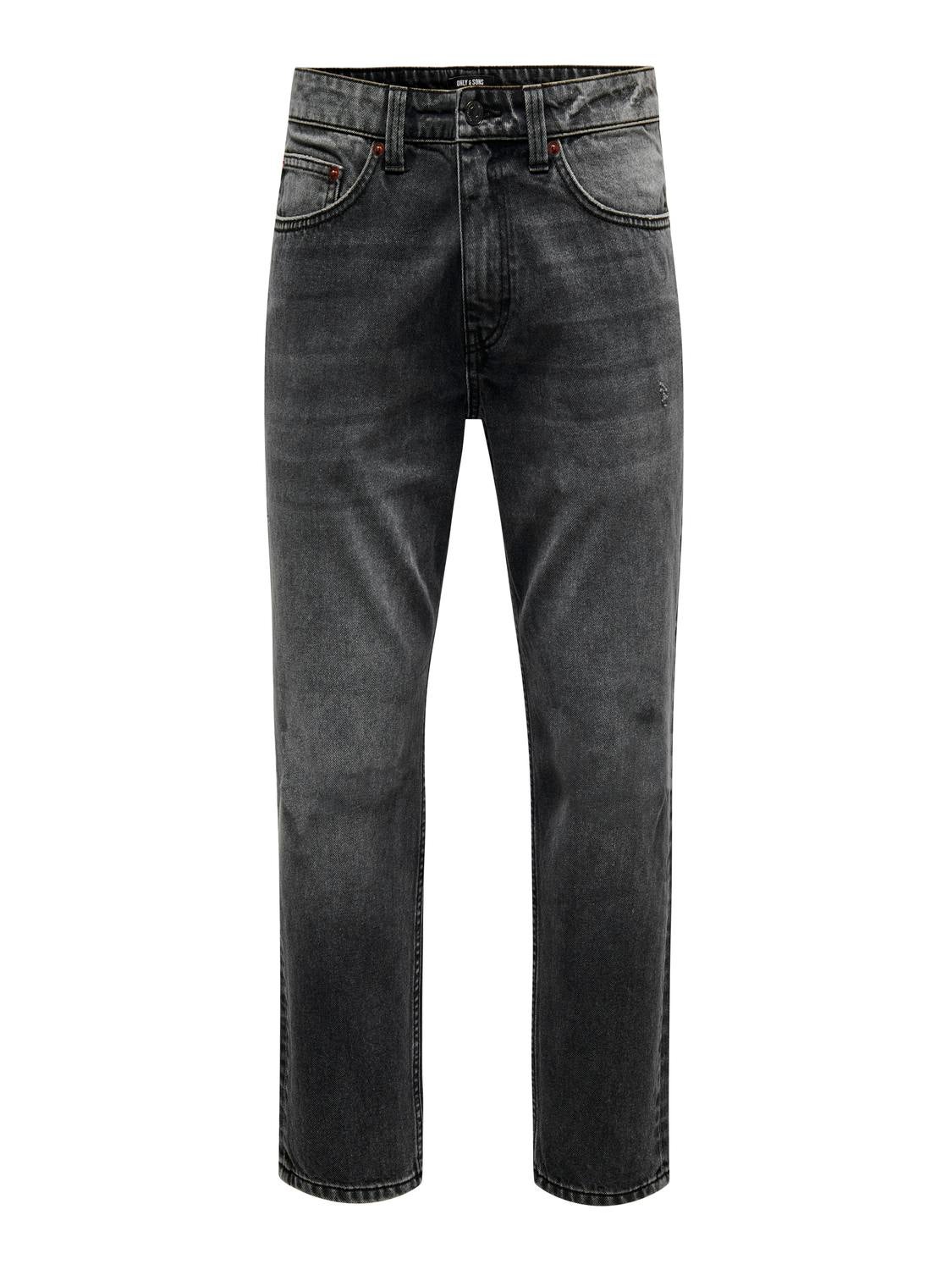 ONSYOKE Gerade geschnitten Jeans Washed Black