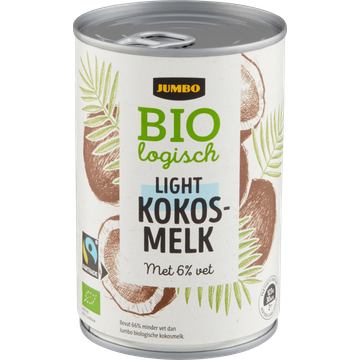 Jumbo Biologisch Light Kokosmelk 400ML