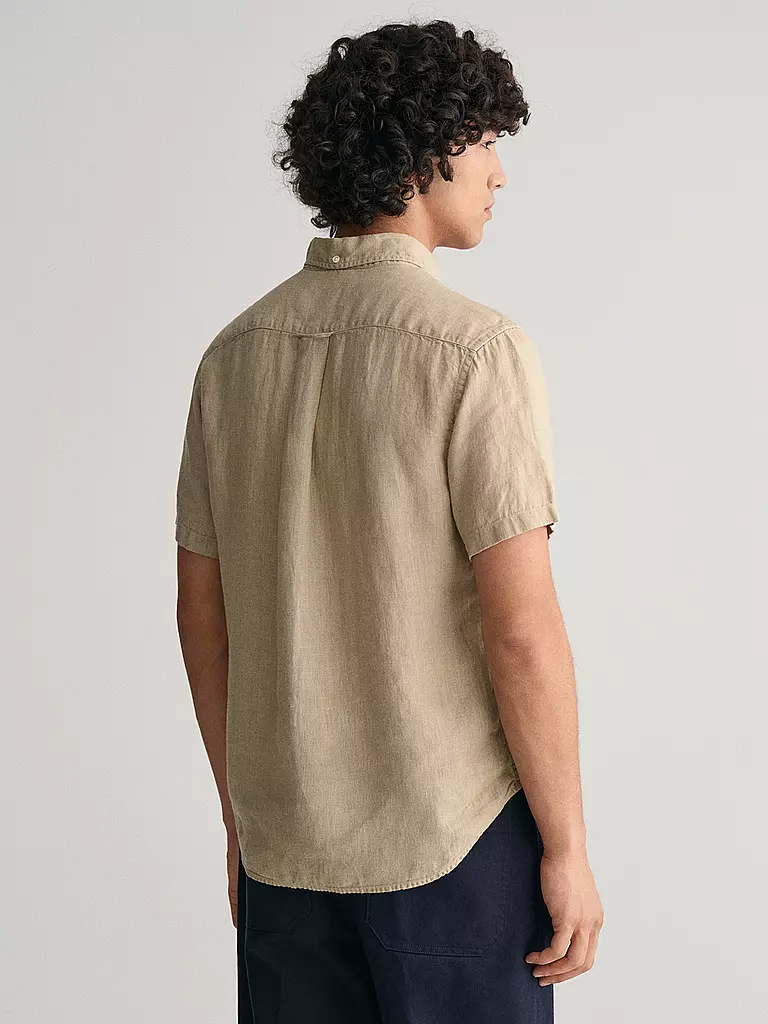 GANT Leinehemd  beige