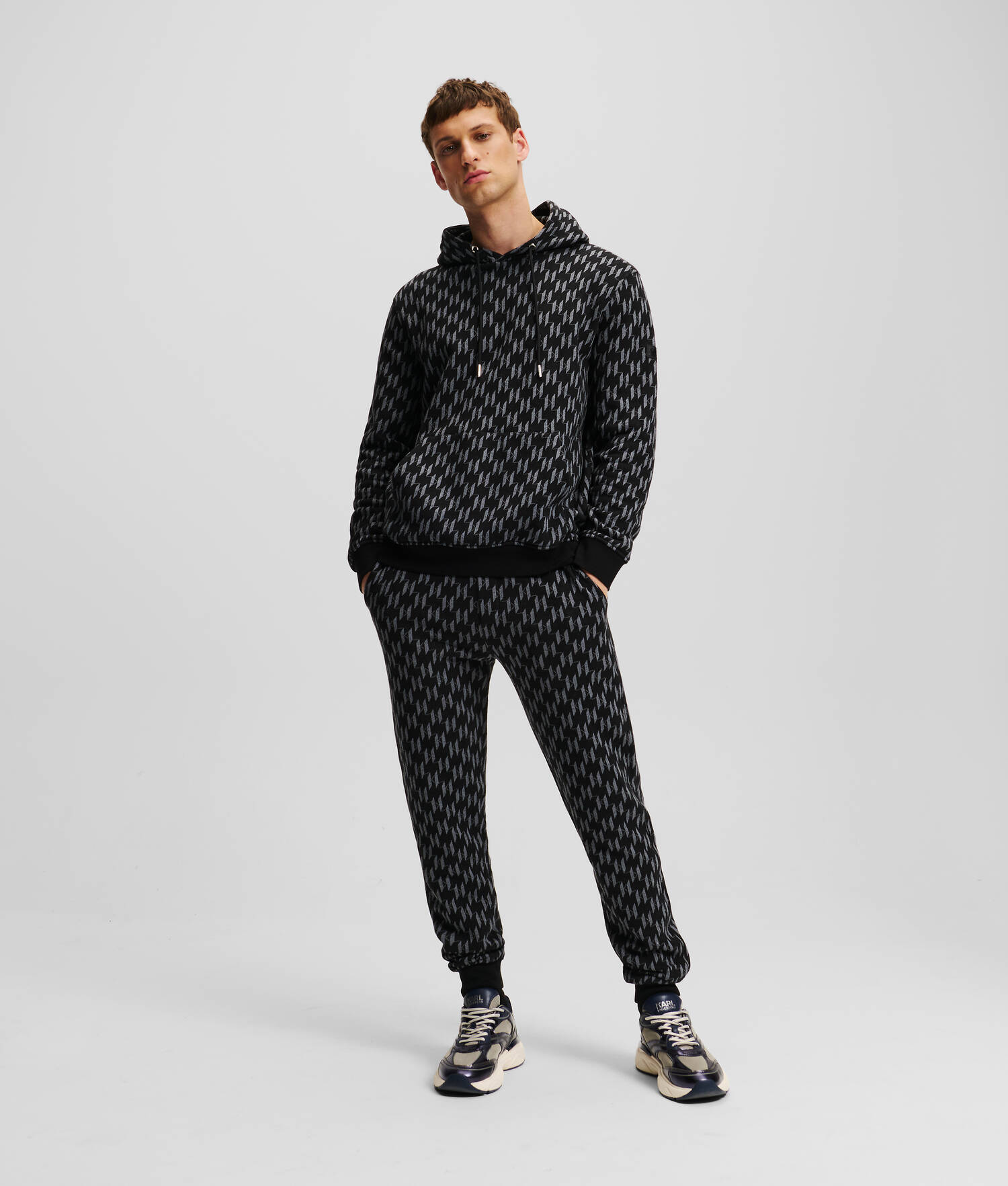 SWEAT À CAPUCHE KL MONOGRAM