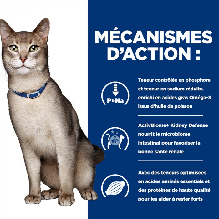 HILL'S Prescription Diet k/d Kidney Care en bouchées mijotées au poulet - Pâtée pour chat